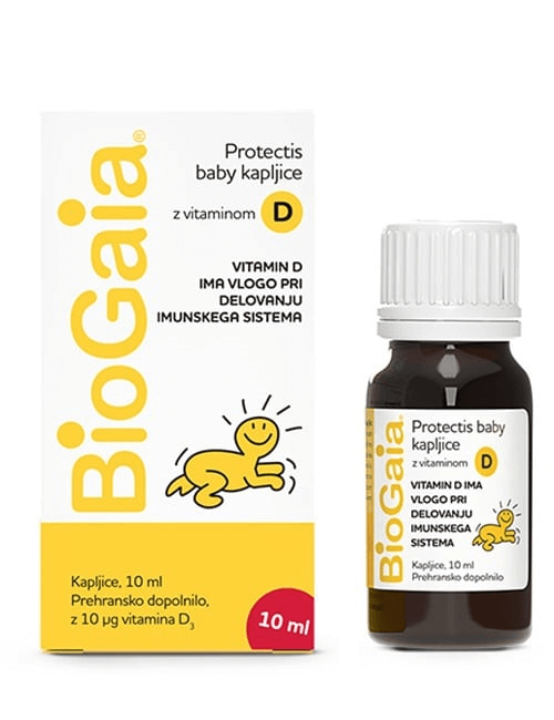 Biogaia Protectis Baby Vitamin D3 kapi 10 ml, rok upotrebe 13.8.2026.