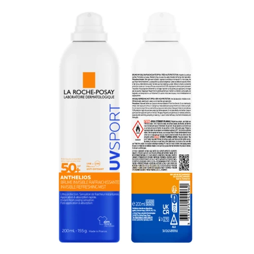 La Roche-Posay Anthelios UV Sport maglica spreju za lice i tijelo SPF50+ 200 ml