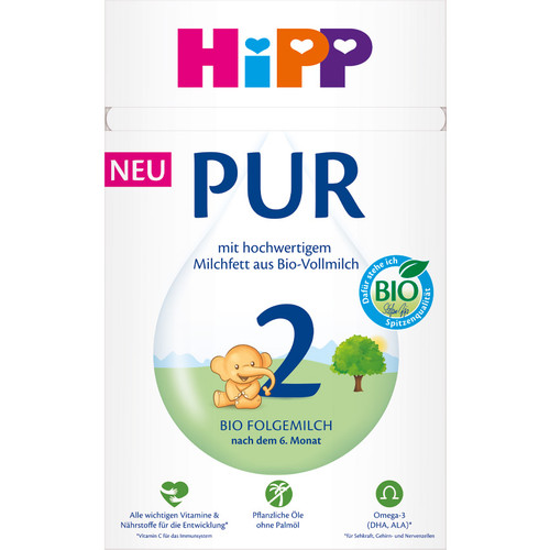 Hipp PUR 2 prijelazna mliječna hrana za dojenčad 500 g