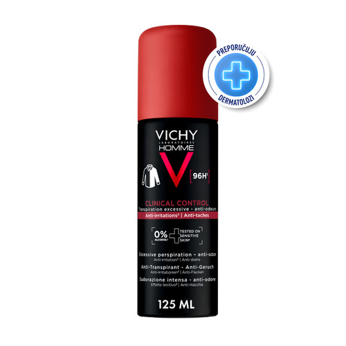 Vichy Homme Clinical Control antiperspirant u spreju 125 ml