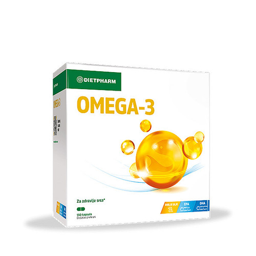 DIETPHARM OMEGA 3 CAPSULE A150, rok upotrebe 31.10.2026.