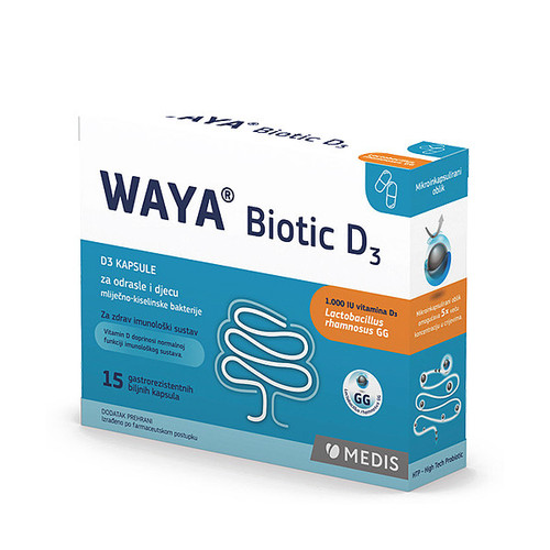 WAYA BIOTIC D3 KAPSULE A15, rok upotrebe 31.10.2026.