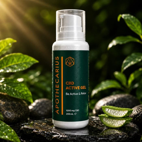Apothecarius CBD aktivni gel za masažu mišića i zglobova 200 ml