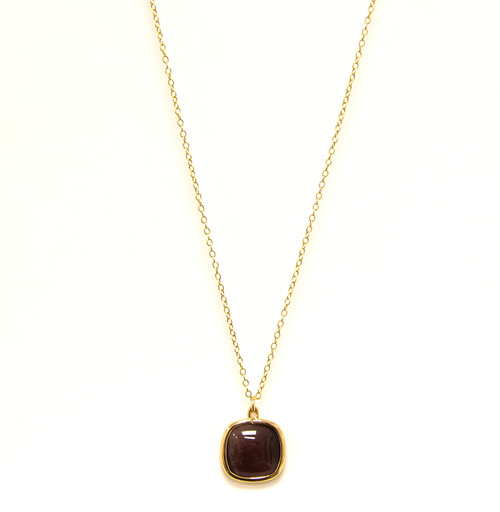 Farma Bijoux Quartz Brown hipoalergena ogrlica