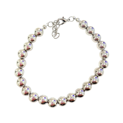 Farma Bijoux Chrome Pearls Silver hipoalergena narukvica