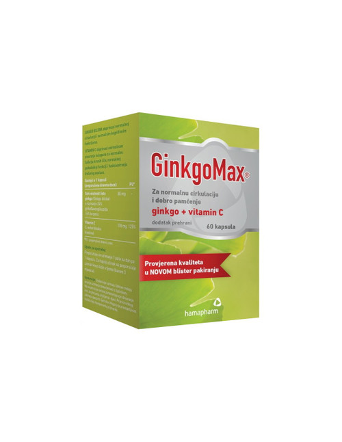 Hamapharm Ginkgomax 60 kapsula