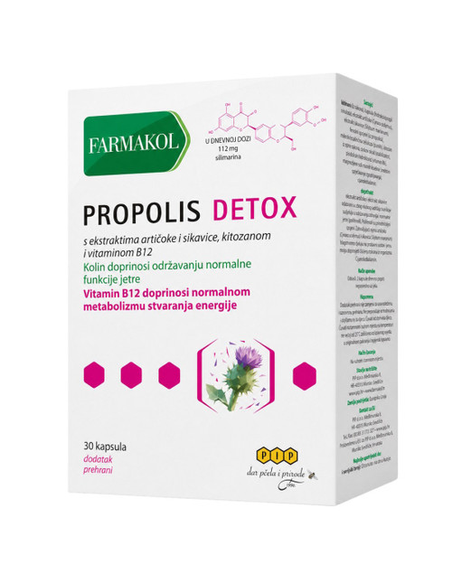 PIP Farmakol Propolis detox 30 kapsula