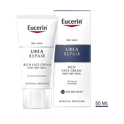 Eucerin UreaRepair Rich Bogata krema za lice za suhu kožu, 50 ml