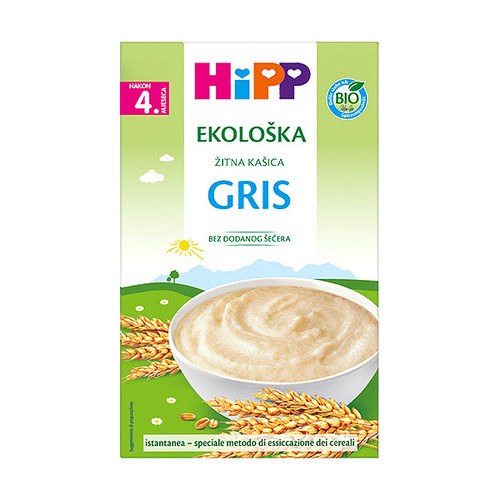 Hipp BIO žitna kašica - Gris 200 g, rok upotrebe 30.11.2026.