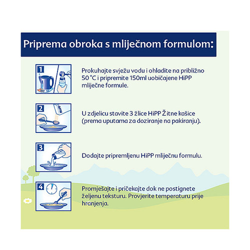 Hipp BIO žitna kašica - Gris 200 g, rok upotrebe 30.11.2026.
