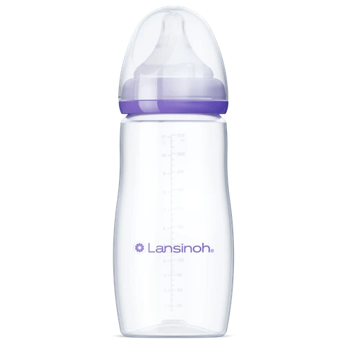 Lansinoh plastična bočica s dudom brzog protoka 330 ml