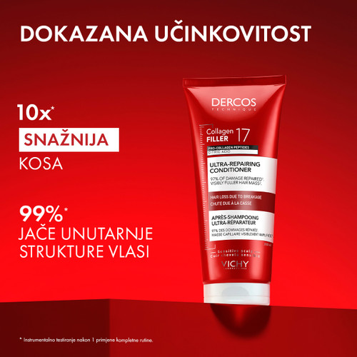 Vichy Dercos Collagen 17 Filler regenerator za kosu 200 ml