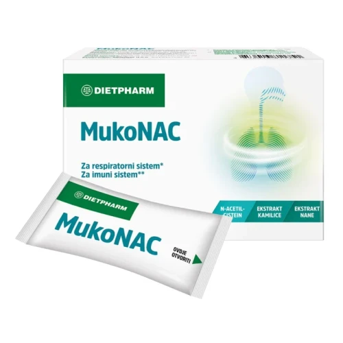 Dietpharm MukoNAC 600 mg 10 vrećica