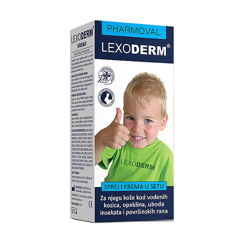 LEXODERM SET KREMA + SPREJ PROTIV KOZICA