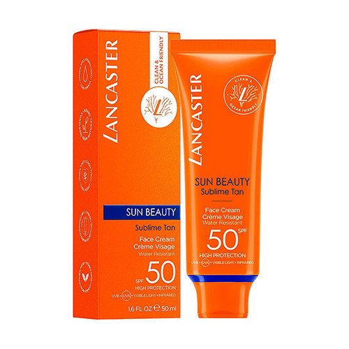 Lancaster Sun Beauty krema za lice za zaštitu od sunca SPF50, 50 ml, rok upotrebe 6.2.2027.