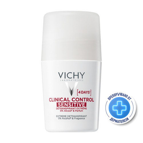 Vichy Clinical Control Sensitive Roll-on antiperspirant 96h 50 ml