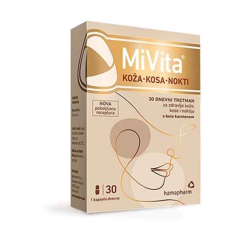 HAMAPHARM MIVITA KOŽA KOSA NOKTI KAPSULE A30