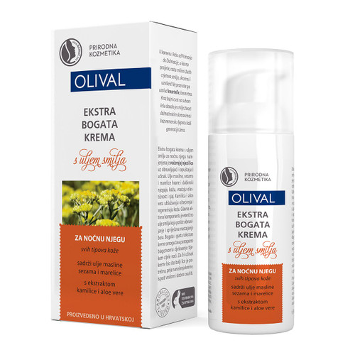 OLIVAL EKSTRA BOGATA KREMA S ULJEM SMILJA 50ML 