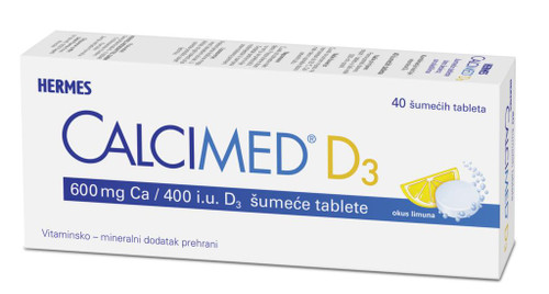 HERMES CALCIMED D3 ŠUMECE TABLETE A40 