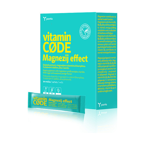 Yasenka Vitamin CODE Magnezij EFFECT Prah za umor i mišiće, A20