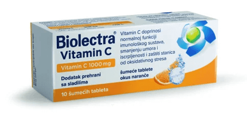 BIOLECTRA VITAMIN C NARANČA EFF A10