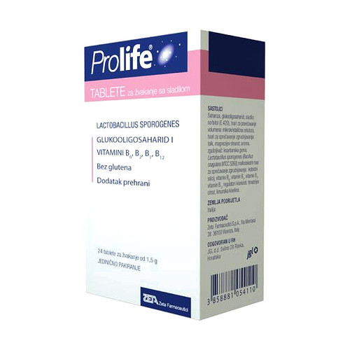 PROLIFE PASTILE ZA ŽVAKANJE A24