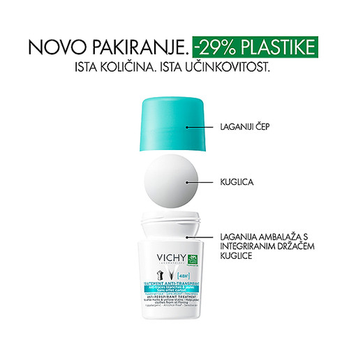 VICHY DEO ROLL-ON ANTI TRACE ZELENI 50 ML