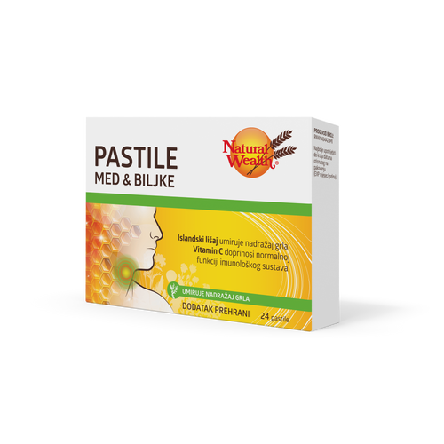 NATURAL WEALTH PASTILE MED & BILJKE A24