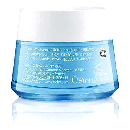 Vichy Aqualia Thermal Rich Bogata krema za suhu kožu, 50 ml
