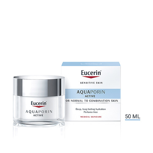 Eucerin AQUAporin Active krema za normalnu i mješovitu kožu lica, 50 ml