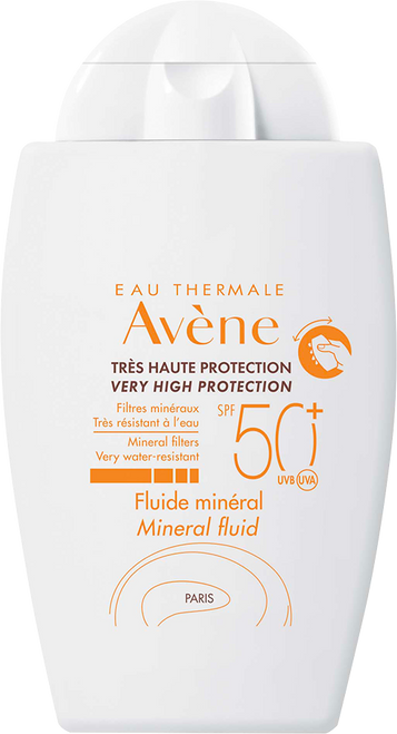 Avène Sun Mineralni fluid SPF50+ za netolerantnu kožu lica, 40 ml  Avène Sun Mineralni fluid SPF50+ za netolerantnu kožu lica, 40 ml