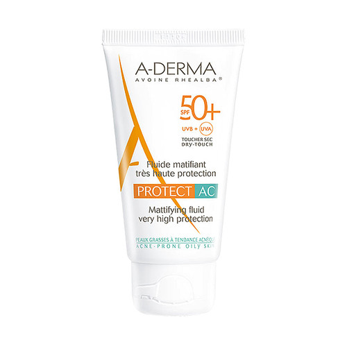 A-Derma Protect AC Matirajući fluid za masnu kožu SPF 50+, 40 ml