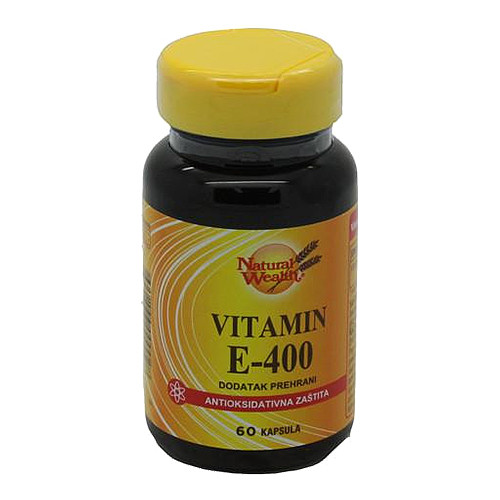 NATURAL WEALTH VITAMIN E 400 KAPSULE A60 