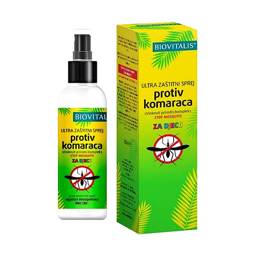 BIOVITALIS ULTRA ZAŠTITNI DJECJI SPREJ PROTIV KOMARACA 100ML