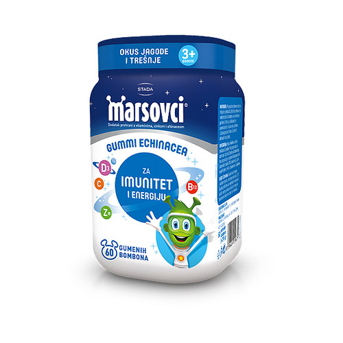 MARSOVCI ECHINACEA GUMENI BOMBONI STADA 60kom