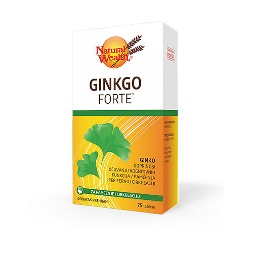 NATURAL WEALTH GINKGO FORTE TABLETE A75