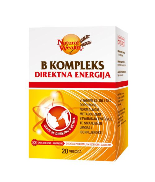 NATURAL WEALTH B-COMPLEX DIREKT VRECICE A20  