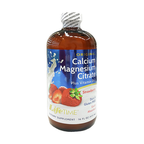 LIFETIME KALCIJ MAGNEZIJ CITRAT JAGODA 474 ML