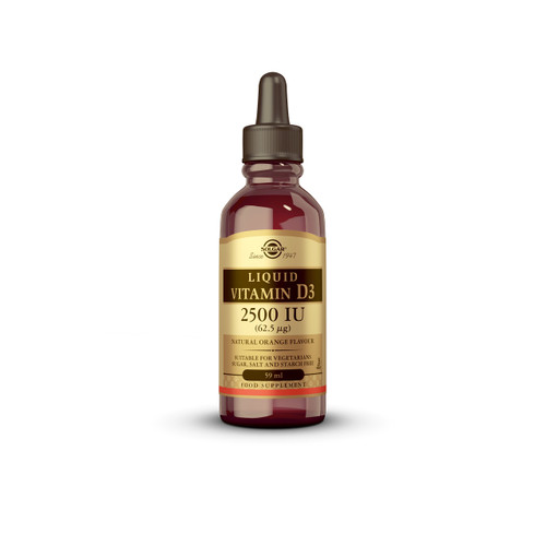 Solgar Liquid Vitamin D3 2500 IU, 59 ml 