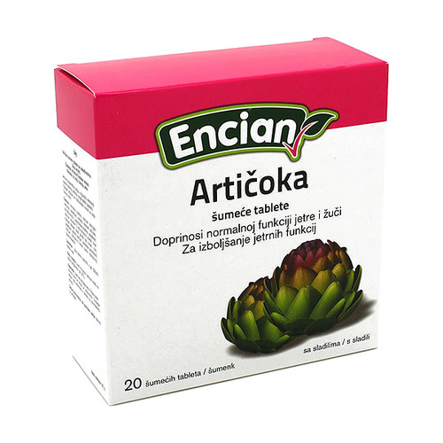 ENCIAN ARTICOKA ŠUMECE TABLETE A20