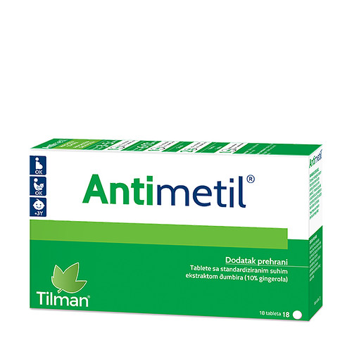 Antimetil tablete za osjećaj lakoće u želucu 18 tableta