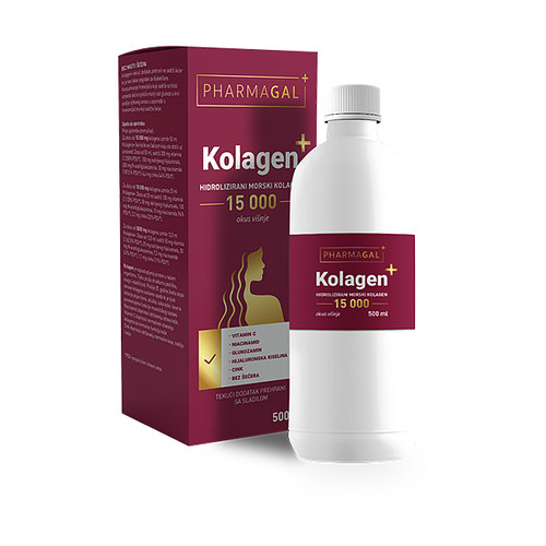 PHARMAGAL KOLAGEN PLUS 15000 hidrolizirani morski kolagen, 500ML