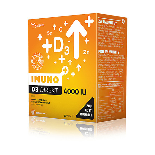 Yasenka Imuno D3 4000 vrećice za jačanje imuniteta, A30