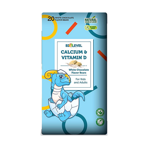 BIOLEVEL KALCIJ+VITAMIN D3 ČOKOLADNI MEDVJEDIĆI A 20