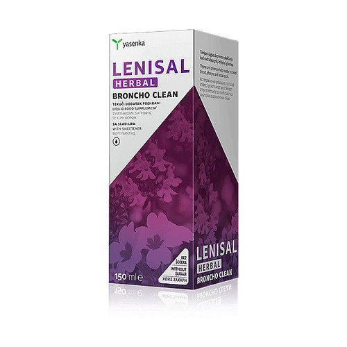 Yasenka Lenisal Herbal Broncho Clean sirup za grlo i iskašljavanje, 150 ml