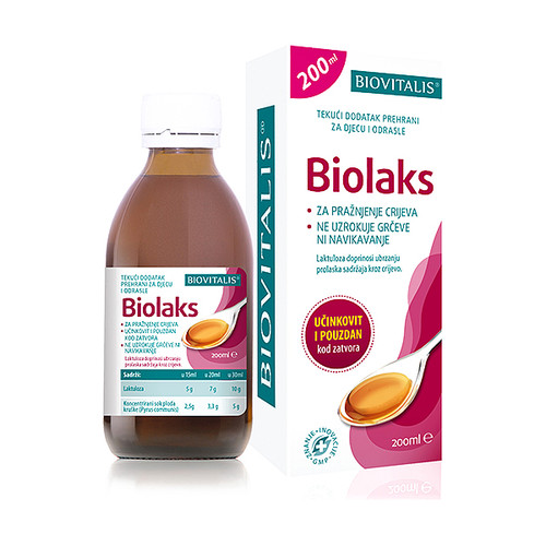 BIOVITALIS BIOLAKS SIRUP 200 ML