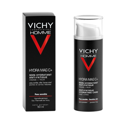 Vichy Homme Hydra Mag C+ Krema protiv umora za lice i područje oko očiju, 50 ml  Vichy Homme Hydra Mag C+ Krema protiv umora za lice i područje oko očiju, 50 ml