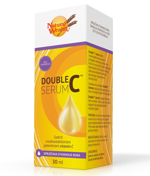 NATURAL WEALTH DOUBLE C SERUM PROTIV BORA 30ML 