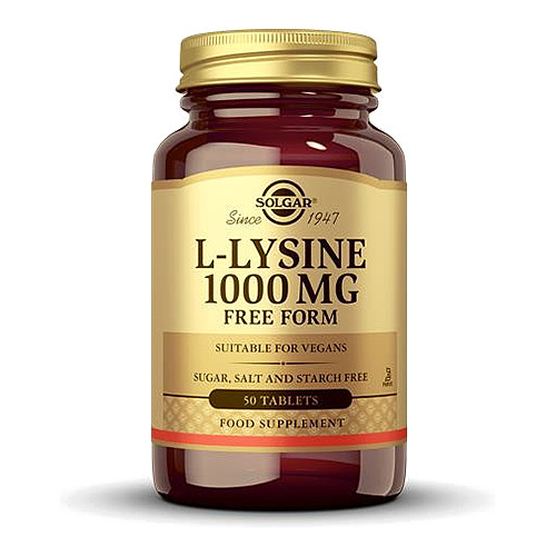 Solgar L-Lizin 1000 mg 50 tableta