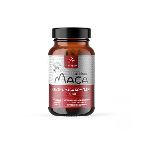 BIOANDINA CRVENA MACA CAPS A60